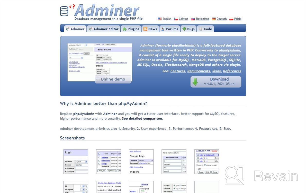 img 1 attached to Adminer review by Michael Schwegman