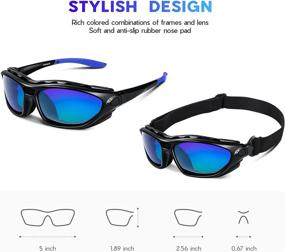 img 3 attached to 🕶️ Ultimate Protection: Polarized Sunglasses for Motorcycle Driving & Military