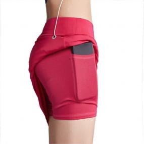 img 3 attached to Women'S Lightweight Athletic Skort With Pockets For Running, Tennis, Golf By CAMELSPORTS