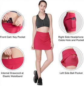 img 1 attached to Women'S Lightweight Athletic Skort With Pockets For Running, Tennis, Golf By CAMELSPORTS