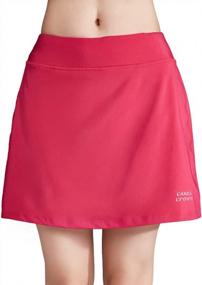 img 4 attached to Women'S Lightweight Athletic Skort With Pockets For Running, Tennis, Golf By CAMELSPORTS