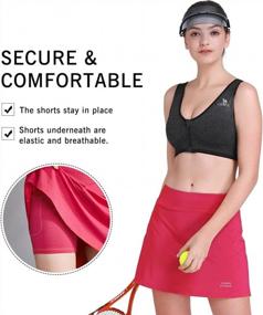 img 2 attached to Women'S Lightweight Athletic Skort With Pockets For Running, Tennis, Golf By CAMELSPORTS