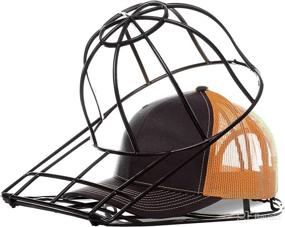 img 4 attached to 🧢 Ballcap Buddy - Effective Original Hat Cleaner & Washer for Washing Machine or Dishwasher, Cap Washer Frame for Flat & Curved Hats - Black