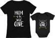 mommy and me matching wild one birthday outfits set for boys and girls - perfect for 1st birthdays logo