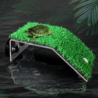 hieyran turtle basking platform, tortoise ramp reptile tank ladder resting terrace, fish tank aquarium turtle dock floating décor - enhancing seo логотип