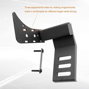 img 2 attached to 🚗 Samman Dead Pedal Left Side Foot Rest Pedal for Jeep Wrangler JL/JLU (2018-2021), Padel-002