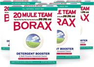 20 mule team all natural borax - laundry detergent booster & multi-purpose household cleaner, 65 oz, pack of 4 logo