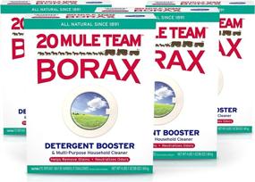 img 4 attached to 20 Mule Team All Natural Borax - Laundry Detergent Booster & Multi-Purpose Household Cleaner, 65 oz, Pack of 4