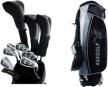 upgrade your game with agxgolf's senior men's xlt graphite golf club set - complete with stand bag and built in the usa logo