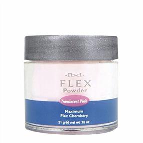 img 1 attached to IBD Flex 71825 Translucent Powder, Pink, 0.75 Oz