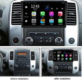 img 1 attached to Android Car Radio Play для 2009-2012 Nissan Frontier Xterra, Android 11.0 Octa Core 2G RAM 32G ROM Поддержка Bluetooth 5.0 Управление рулевым колесом Зеркальная связь EZoneTronics