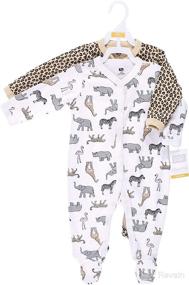 img 1 attached to Hudson Baby Cotton Forest Animals Apparel & Accessories Baby Boys ... Clothing