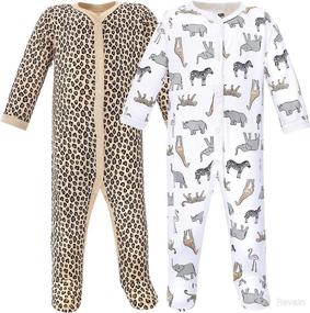 img 2 attached to Hudson Baby Cotton Forest Animals Apparel & Accessories Baby Boys ... Clothing