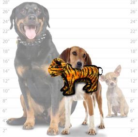 img 1 attached to 🐯 TUFFY - The Ultimate Soft Dog Toy: Zoo Junior Tiger - Unmatched Durability, Strength & Toughness. Interactive Play (Tug, Toss & Fetch). Machine Washable & Floats.