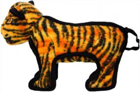 img 2 attached to 🐯 TUFFY - The Ultimate Soft Dog Toy: Zoo Junior Tiger - Unmatched Durability, Strength & Toughness. Interactive Play (Tug, Toss & Fetch). Machine Washable & Floats.