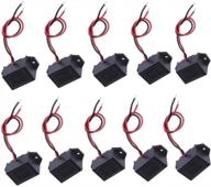 pack of 10 mini buzzers with leads - 3v 400hz mechanical buzzer for morse code and electronic components logo