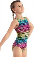 colorful balera leotard for girls: perfect for gymnastics practice and competition logo