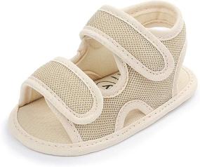 img 4 attached to Bebeii Breathable Sandals Premium Anti Slip Boys' Shoes ~ Sandals