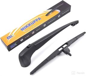 img 4 attached to 🚗 MIKKUPPA Rear Wiper Arm Blade Assembly - Premium Replacement for Honda Pilot 2009-2015 - All-Season Natural Rubber Windshield Wiper - Enhanced Window Cleaning