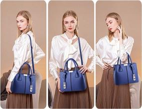 img 1 attached to 👜 CHICAROUSAL Genuine Leather Crossbody Shoulder Handbags & Wallets for Women - Totes