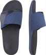 adjustable slippers with arch support for men - fitory beach sandals for comfort and style logo