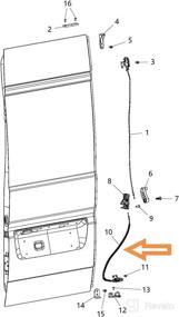 img 1 attached to 🚪 Rear Cargo Door Latch-Left-Lower APPERFiT 68226089AC | Compatible with 2014-2021 Dodge Ram ProMaster 1500 2500 3500