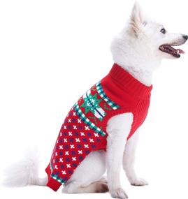 img 3 attached to 🐶 Blueberry Pet Festive Dog Sweaters: 6 Patterns for Holidays