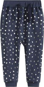 img 4 attached to Charlene Max Toddler Little Sweatpant Girls' Clothing ~ Pants & Capris