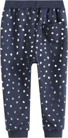 img 3 attached to Charlene Max Toddler Little Sweatpant Girls' Clothing ~ Pants & Capris