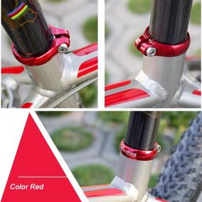 img 1 attached to Corki 31.8Mm Aluminum Alloy Bicycle Seat Post Clamp Collar With Titanium Alloy Screws