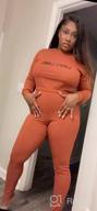 img 1 attached to Ribbed Crop Top And Skinny Pant Women'S Sweatsuit Set - Jogger Tracksuit With Long Sleeves review by Bill Pulse