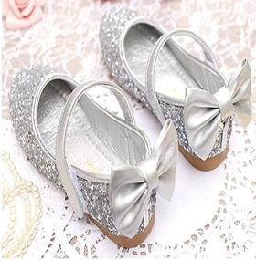 img 3 attached to 👠 YING LAN Sparkle Ballerina Girls' Shoes - Stylish Round Toe Flats