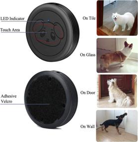 img 2 attached to 🐶 EverNary Dog Door Bell: Wireless Doggie Doorbells for Potty Training - 2 Receivers, 2 Transmitters & Waterproof Touch Button Dog Bells Included