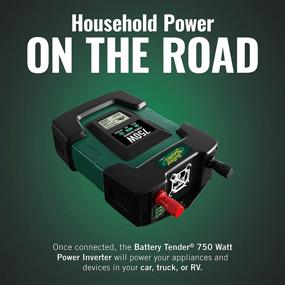 img 3 attached to 750 Watt Power Inverter with LCD Screen by Battery Tender: Vehicle Power Adapter with 115V AC and 5V USB Output