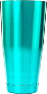 mix up delicious cocktails with the barfly teal cocktail tin - large 28 oz (828 ml) logo