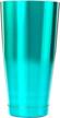 mix up delicious cocktails with the barfly teal cocktail tin - large 28 oz (828 ml) logo