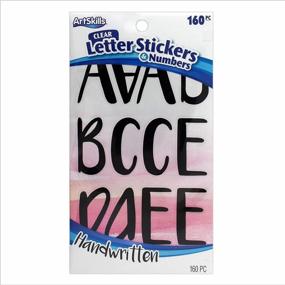 img 3 attached to Create A Stunning Poster With ArtSkills Handwritten Letter Stickers, 3-Pack - Black Handwriting!