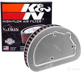 img 4 attached to ✨ K&amp;N Engine Air Filter HD-1614: High Performance Powersport Air Filter for 2014-2017 HARLEY DAVIDSON Softail Slim, Heritage, Softail Classic, Fat Boy, Deluxe, Breakout, and more