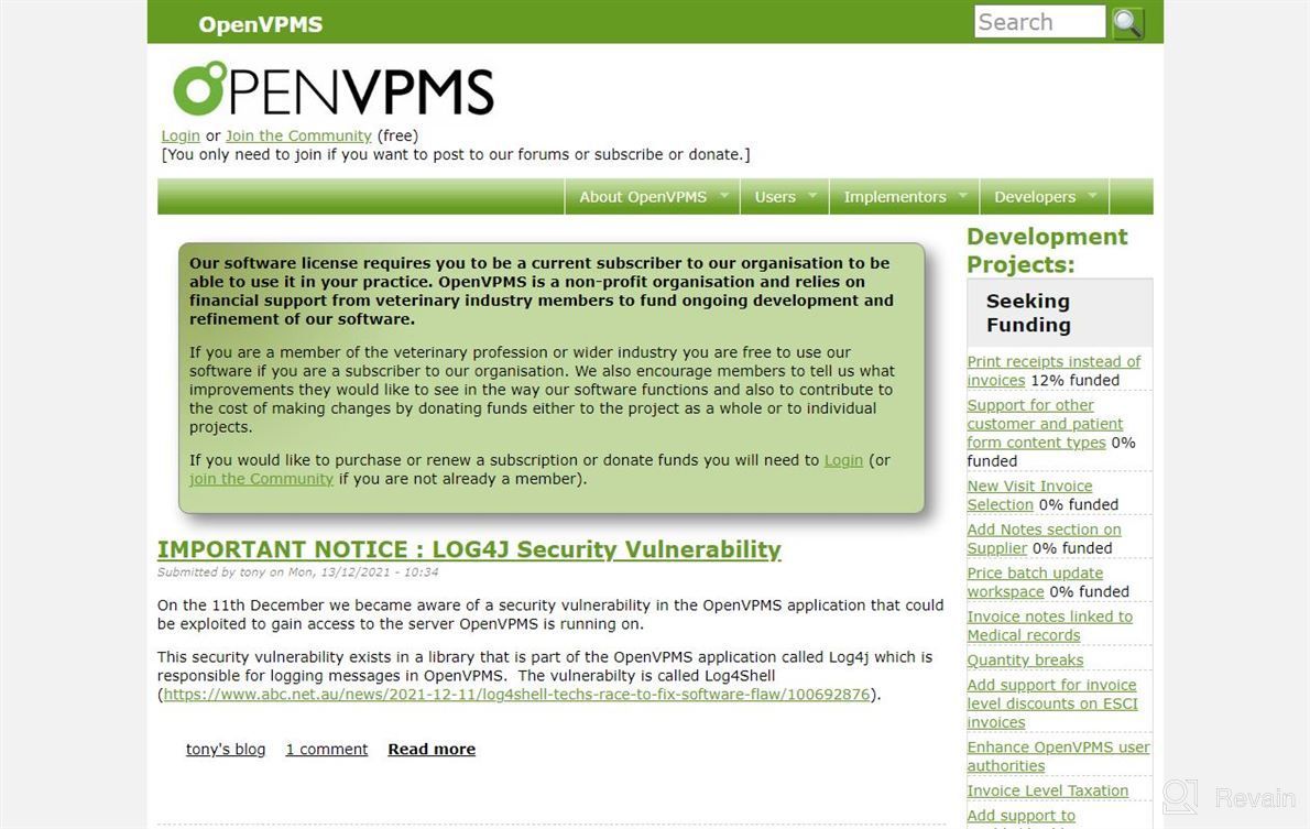 img 1 attached to OpenVPMS review by Matt Conner