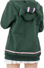 img 2 attached to DAZCOS US Size Adult Anime Chiaki Nanami Cosplay Hoodie Coat For Halloween