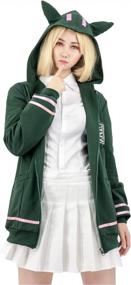 img 4 attached to DAZCOS US Size Adult Anime Chiaki Nanami Cosplay Hoodie Coat For Halloween
