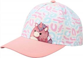 img 3 attached to Adorable Squishmallows Unicorn Plushie With Pink Adjustable Hat - Meet Lola!