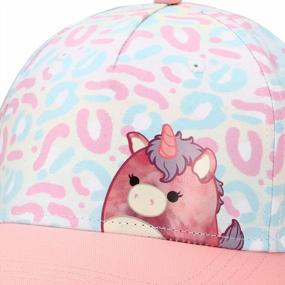 img 1 attached to Adorable Squishmallows Unicorn Plushie With Pink Adjustable Hat - Meet Lola!