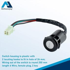 img 1 attached to Chinese ATV Quad Ignition Key Switch For 50Cc 70Cc 90Cc 110Cc 150Cc 200Cc 250Cc Amhousejoy