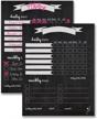 magnetic chore chart set: track multiple kids' behavior & rewards with jennakate's dual 11x14 dry erase boards logo