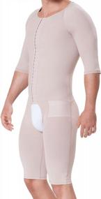 img 3 attached to Complete Body Shaping Girdle For Men - Fajitex Colombian Compression Undergarment For Abdomen, Chest, Back, Arms, And Legs - 026960