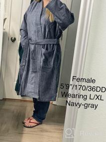img 7 attached to TowelSelections Men'S Kimono Robe, Soft Cotton Luxury Bathrobe Made In Portugal