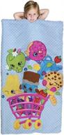 shopkins sleeping slumber bag kids logo