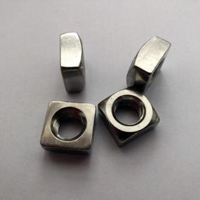 img 3 attached to M10X16X8Mm Square Machine Screw Nut 18-8 Stainless Steel (15 Pieces) - M10 Pitch 1.5Mm