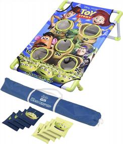 img 4 attached to GoSports Disney Mickey And Friends Bean Bag Bounce Game Set - идеально подходит для детских дней рождения и тематических праздников Диснея